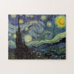 Starry Night - van Gogh Painting Art Pussel<br><div class="desc">Från gruvarbetarlampan Nuenen till den som han placerade på sin fönstersida efter scenen med Gauguin; från kvällsstjärnan noterade han 1875 i Corot Olive Orchard till brev i augusti 1888 till sin bror, där han sade: "En dag eller annan kommer du att se en bild av själva huset badas i solljus,...</div>
