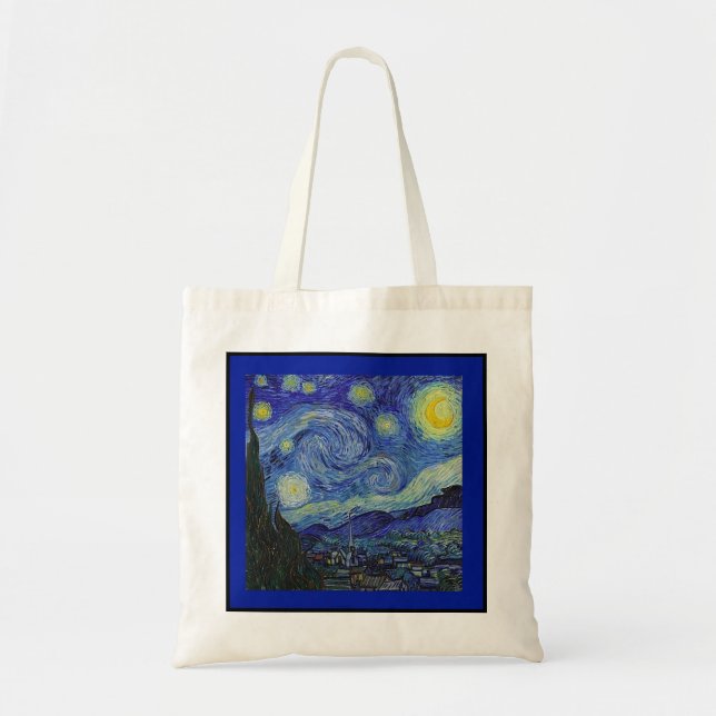 Starry Night, Van Gogh, Tygkasse (Framsidan)