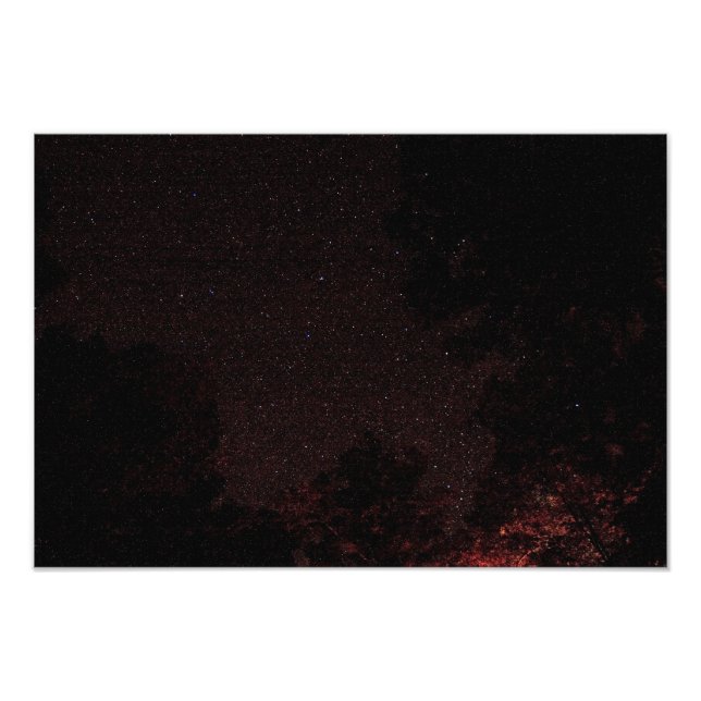 Starry night, Väster Virginia Fototryck (Framsidan)