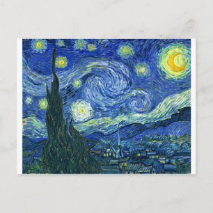 Starry Night - Vincent van Gogh (1889) Vykort