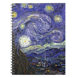 Starry Night, Vincent Van Gogh. Anteckningsbok
