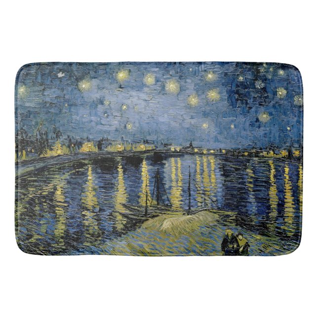 Starry Night Vincent van Gogh Badrumsmatta (Framsidan)