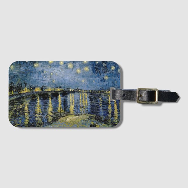 Starry Night Vincent van Gogh Bagagebricka (Framsida horisontal)
