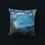 Starry night Vincent van Gogh berömd-målning Kudde<br><div class="desc">Starry night Vincent van Gogh berömd-målning</div>