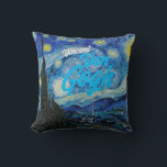 Starry night Vincent van Gogh berömd-målning Kudde<br><div class="desc">Starry night Vincent van Gogh berömd-målning</div>