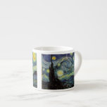 Starry Night, Vincent Van Gogh. Espressomugg<br><div class="desc">Starry Night,  Vincent Van Gogh. Berömdens bra konst. Liggande oljemålning.</div>