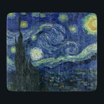 Starry Night Vincent van Gogh Fine Art Painting Cu<br><div class="desc">Vincent van Gogh (holländska, 1853-1890) Starry Night, 1889, Oil on canvas Unframed: 73 × 92 cm (28, 7 × 36, 2 tum) Denna tavla skildrar synen från det öster-vända fönstret på Van Goghs asylrum på Saint-Rémy-de-Provence, tillade, tillade en idealiserad by. Det har funnits i den permanenta samlingen av Modern Art-museet...</div>