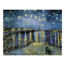 Starry Night Vincent van Gogh Fototryck
