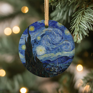 Starry Night | Vincent van Gogh Julgransprydnad Keramik