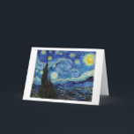 Starry Night, Vincent van Gogh Kort<br><div class="desc">Vincent Willem van Gogh (30 mars 1853-29 juli 1890) var en nederländsk postimponerande målare som tillhör den mest berömd och inflytelserika figurer i den Westerna konsten. På drygt ett decennium skapat han omkring 2 100 konstverk, varav omkring 860 oljemålningar, varav de flesta är från de senaste två åren Hans liv....</div>