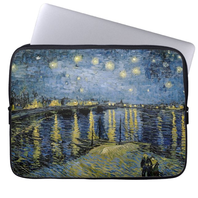 Starry Night Vincent van Gogh Laptop Fodral (Framsidan)