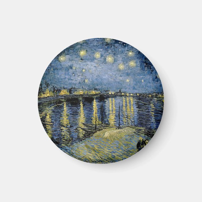 Starry Night Vincent van Gogh Magnet (Framsidan)
