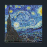 Starry Night, Vincent van Gogh Magnet<br><div class="desc">Vincent Willem van Gogh (30 mars 1853-29 juli 1890) var en nederländsk postimponerande målare som tillhör den mest berömd och inflytelserika figurer i den Westerna konsten. På drygt ett decennium skapat han omkring 2 100 konstverk, varav omkring 860 oljemålningar, varav de flesta är från de senaste två åren Hans liv....</div>