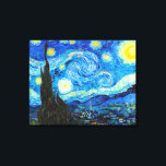 Starry Night Vincent Van Gogh-målning Canvastryck<br><div class="desc">Starry Night Vincent Van Gogh-Kanvastrycket för vibrant målning</div>