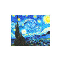 Starry Night Vincent Van Gogh-målning