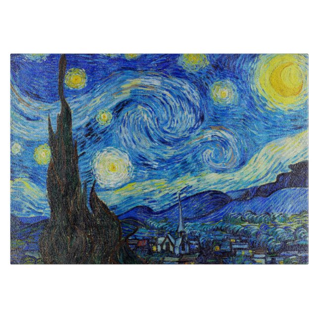 Starry Night Vincent Van Gogh-målparis (Framsidan)