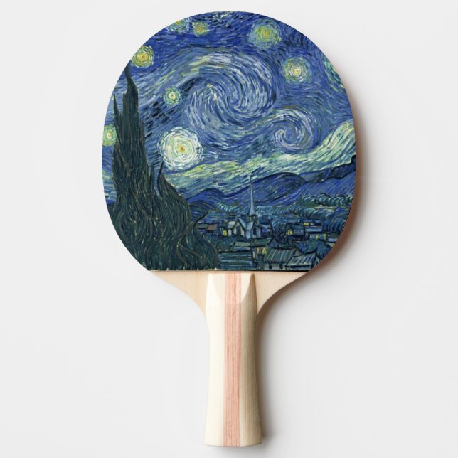 Starry Night-Vincent van Gogh Pingisracket (Framsidan)