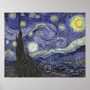 Starry Night - Vincent van Gogh Poster