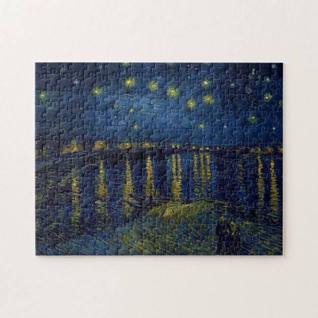 Starry Night, Vincent van Gogh Pussel (Horisontell)