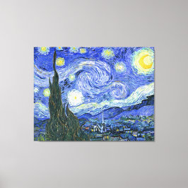 Starry Night ~ Vincent van Gogh ~ Triptych Canvastryck