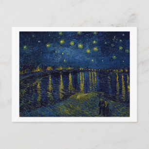 Starry Night, Vincent van Gogh Vykort