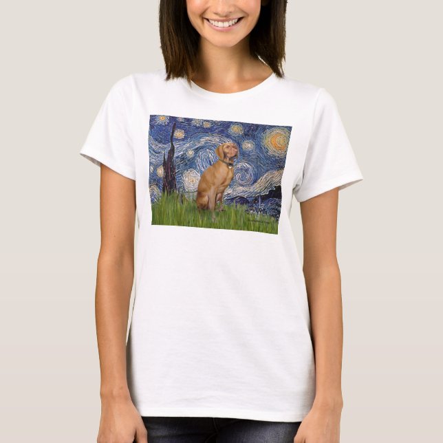 Starry Night - -Viszla 2 T-shirt (Framsida)