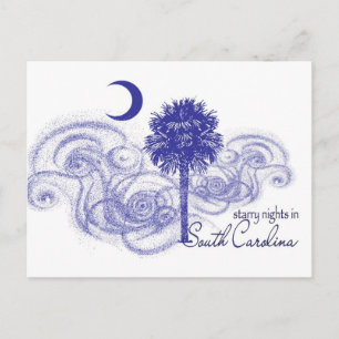 Starry Nights i South Carolina Vykort