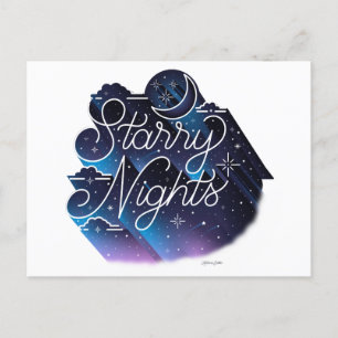 Starry Nights/Postcard Helg Vykort