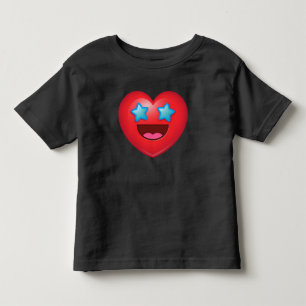 Starry ögahjärta Emoji Tee Shirt