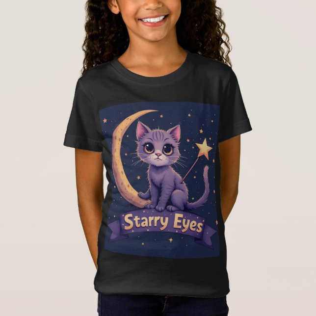 Starry Ögon - Girls T Shirt (Framsida)