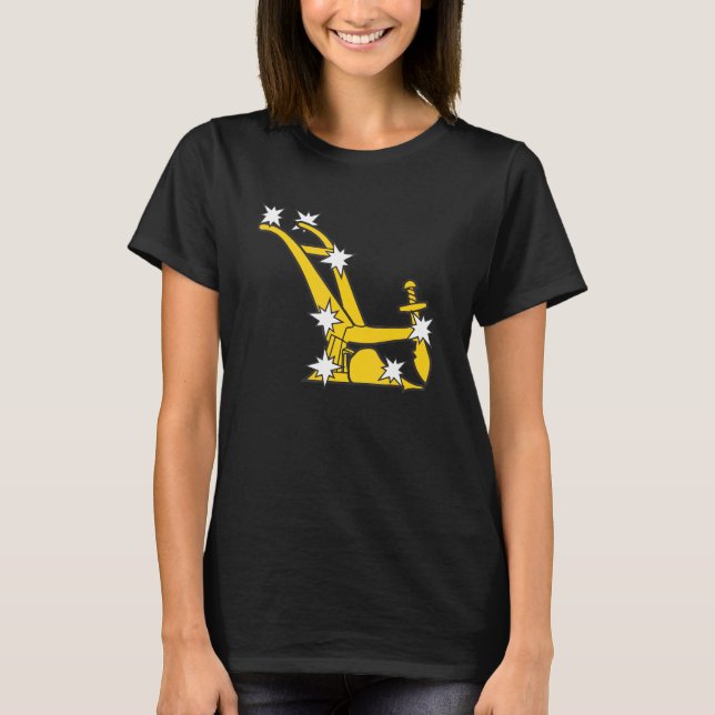 Starry Plow Symbol T Shirt (Framsida)