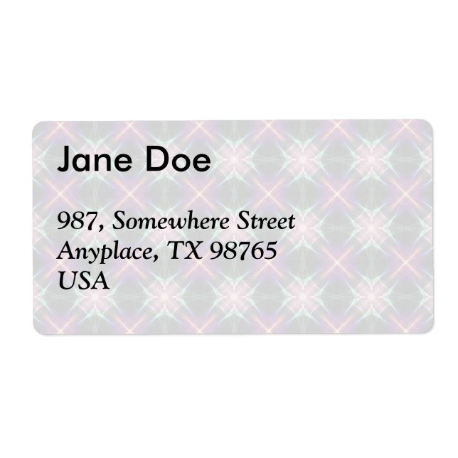 Starry quilt mönster fraktsedel (Framsidan)