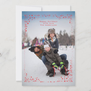 Starry ram christmas Helgdag Photo Card Julkort