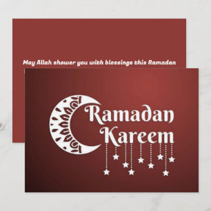 Starry Ramadan Kareem Julkort