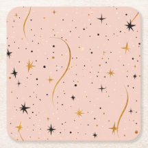 Starry Sip - Underlägg med Star Mönster