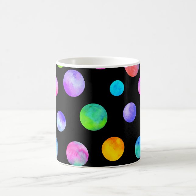 🌙 Starry Sips: Magic Polka Circle Mugg (Center)