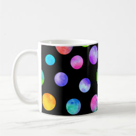 🌙 Starry Sips: Magic Polka Circle Mugg