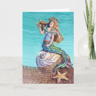 STARRY SJÖJUNGFRU av SHARON SHARPE Kort