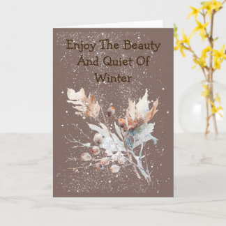 Starry Snowfall Sweet Winter Card Kort