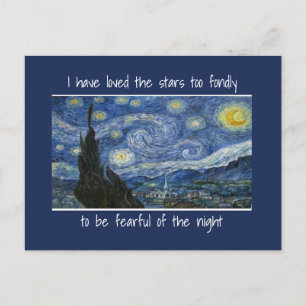 Starry Starry Natt Loved Stars Quote Vykort