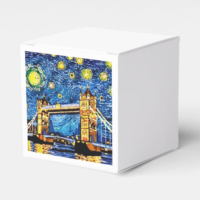 Starry Starry Night London England Presentaskar (Framsidan Sidan)