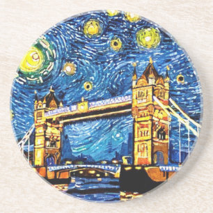 Starry Starry Night London England Underlägg