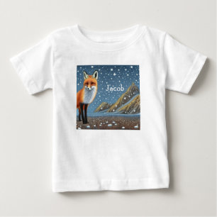 Starry Starry Night Storybook Fox T Shirt
