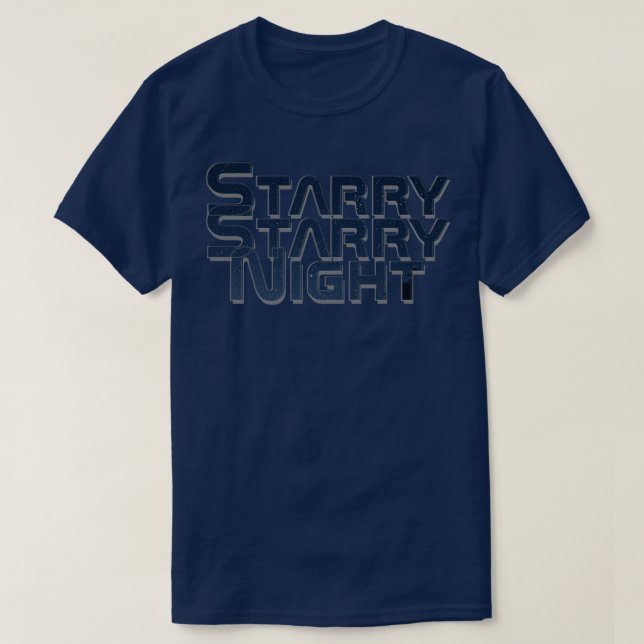 Starry Starry Night T Shirt (Design framsida)