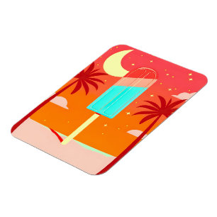 Starry Summer Handflatan Ice Oasis Magnet