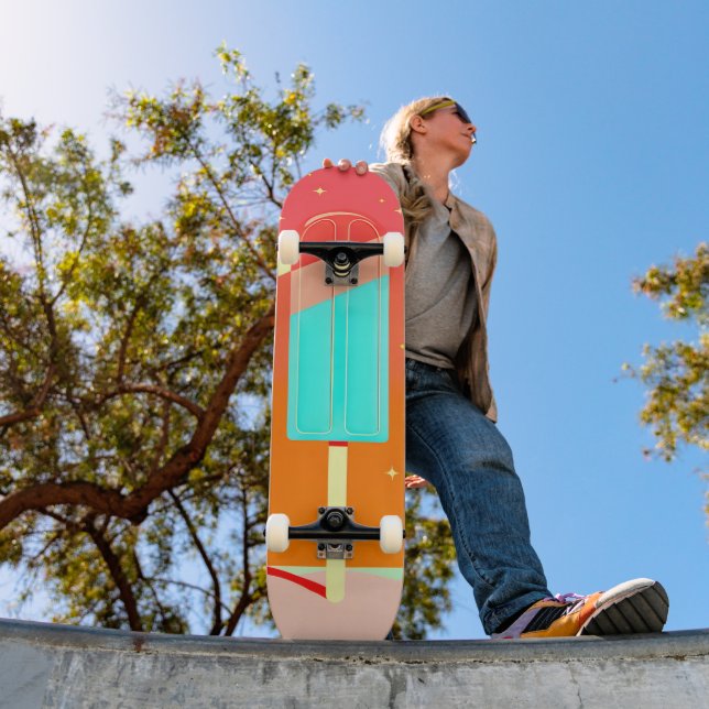 Starry Summer Handflatan Ice Oasis Mini Skateboard Bräda 18,5 Cm (Utomhus 1)
