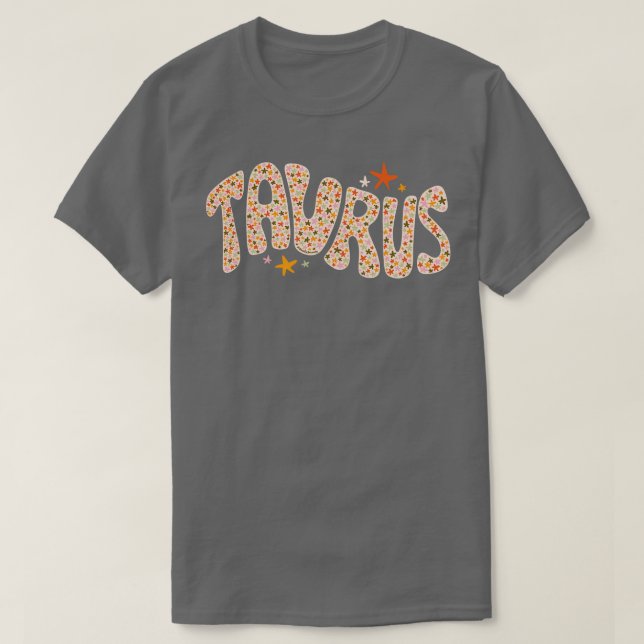Starry Taurus T Shirt (Design framsida)