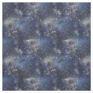 Starry utrymmekonstellationtyg tyg
