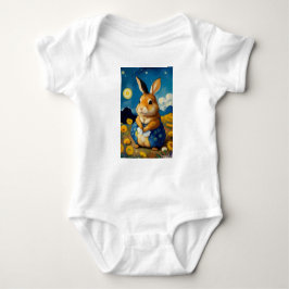 Starry Vår Bunny Baby Body Kostym T Shirt