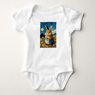 Starry Vår Bunny Baby Body Kostym T Shirt